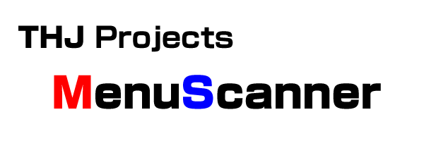THJ Projects MenuScanner